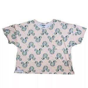 Disney Womens Pajama Top. XX-Large, Mickey Mouse Pink. NWOT.